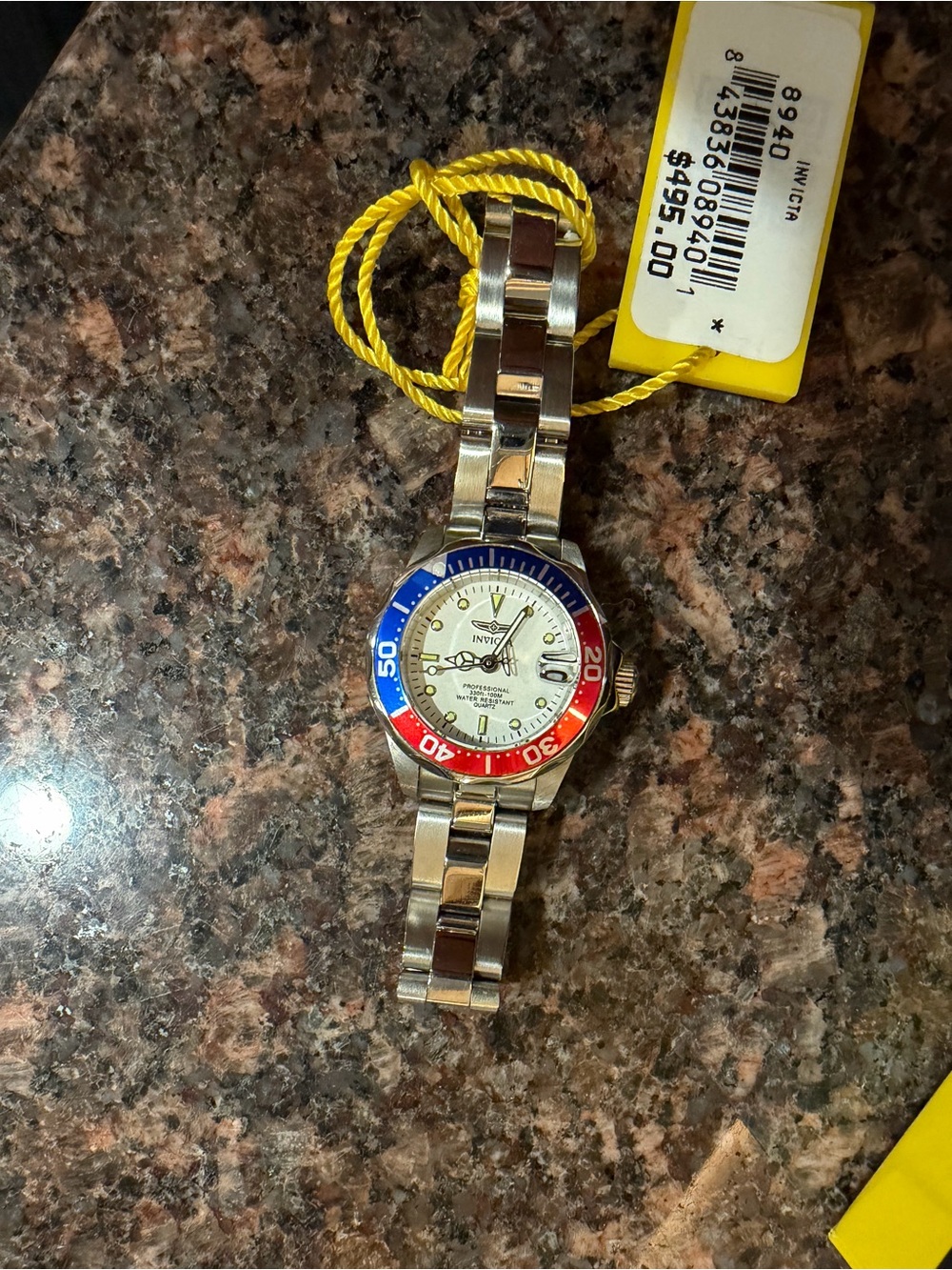 Invicta Red & Blue Watch - Picture 3 of 5